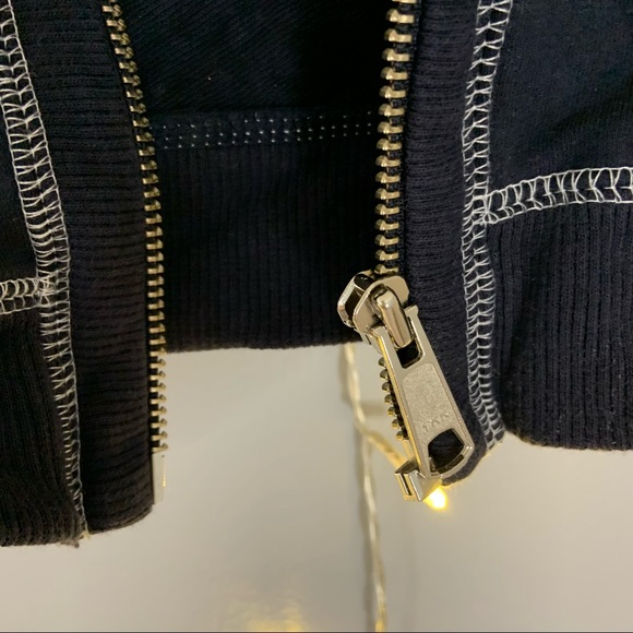 Ann Taylor Loft Navy Women’s Small Zip Up Jacket - Picture 3 of 4